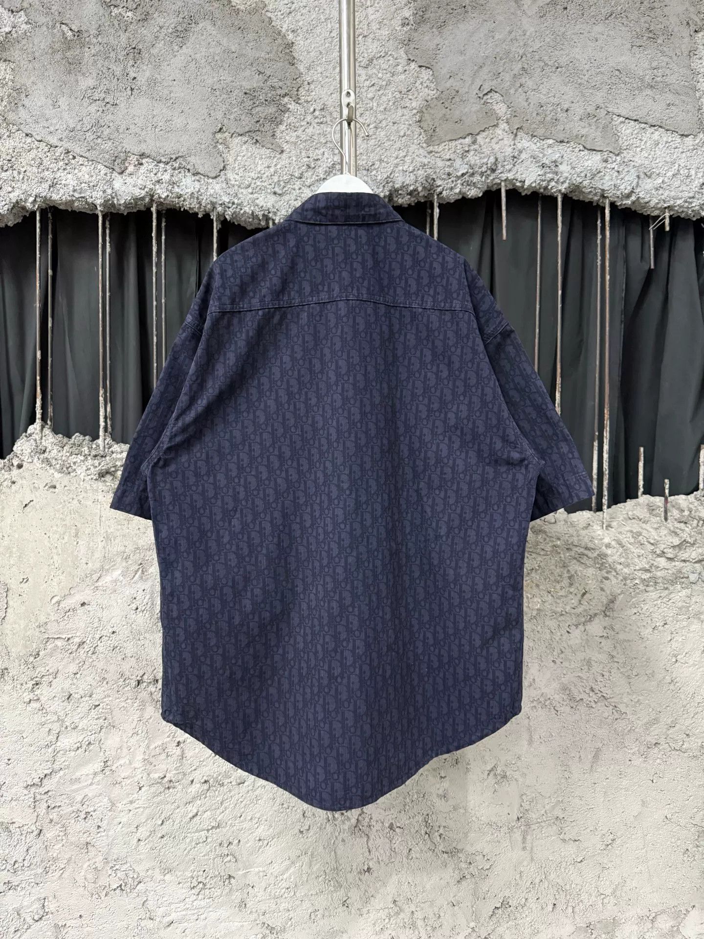 Dior Dior Full Print Denim Short Sleeve Shirt Size US M / EU 48-50 / 2 - 2 Thumbnail