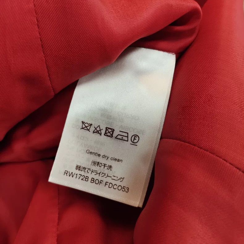 Louis Vuitton Louis Vuitton Red Wool Coat Size 34 Size US XS / EU 42 / 0 - 5 Thumbnail