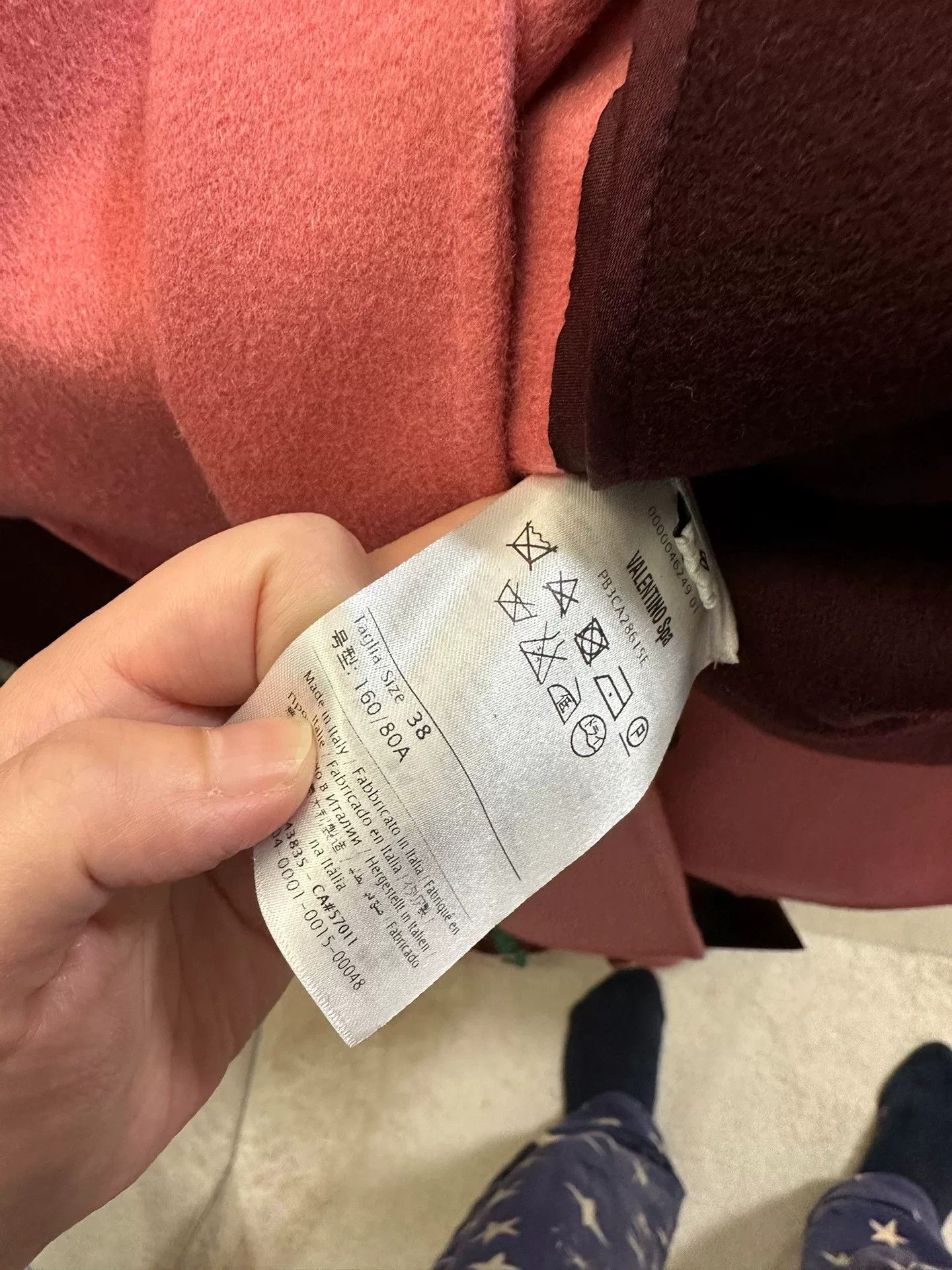 Valentino Valentino Colorblock Wool Coat Size 38 Size US S / EU 44-46 / 1 - 5 Thumbnail