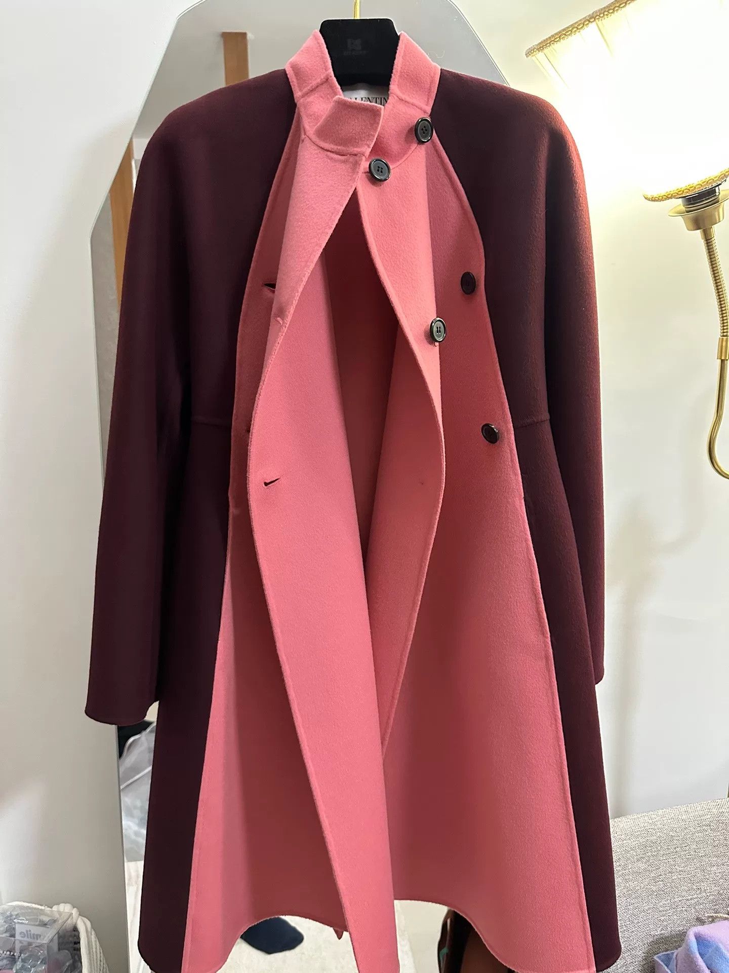 Valentino Valentino Colorblock Wool Coat Size 38 Size US S / EU 44-46 / 1 - 3 Thumbnail