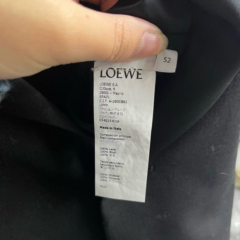 Loewe Loewe Black Tailored Tuxedo Jacket Size US XXL / EU 58 / 5 - 3 Thumbnail