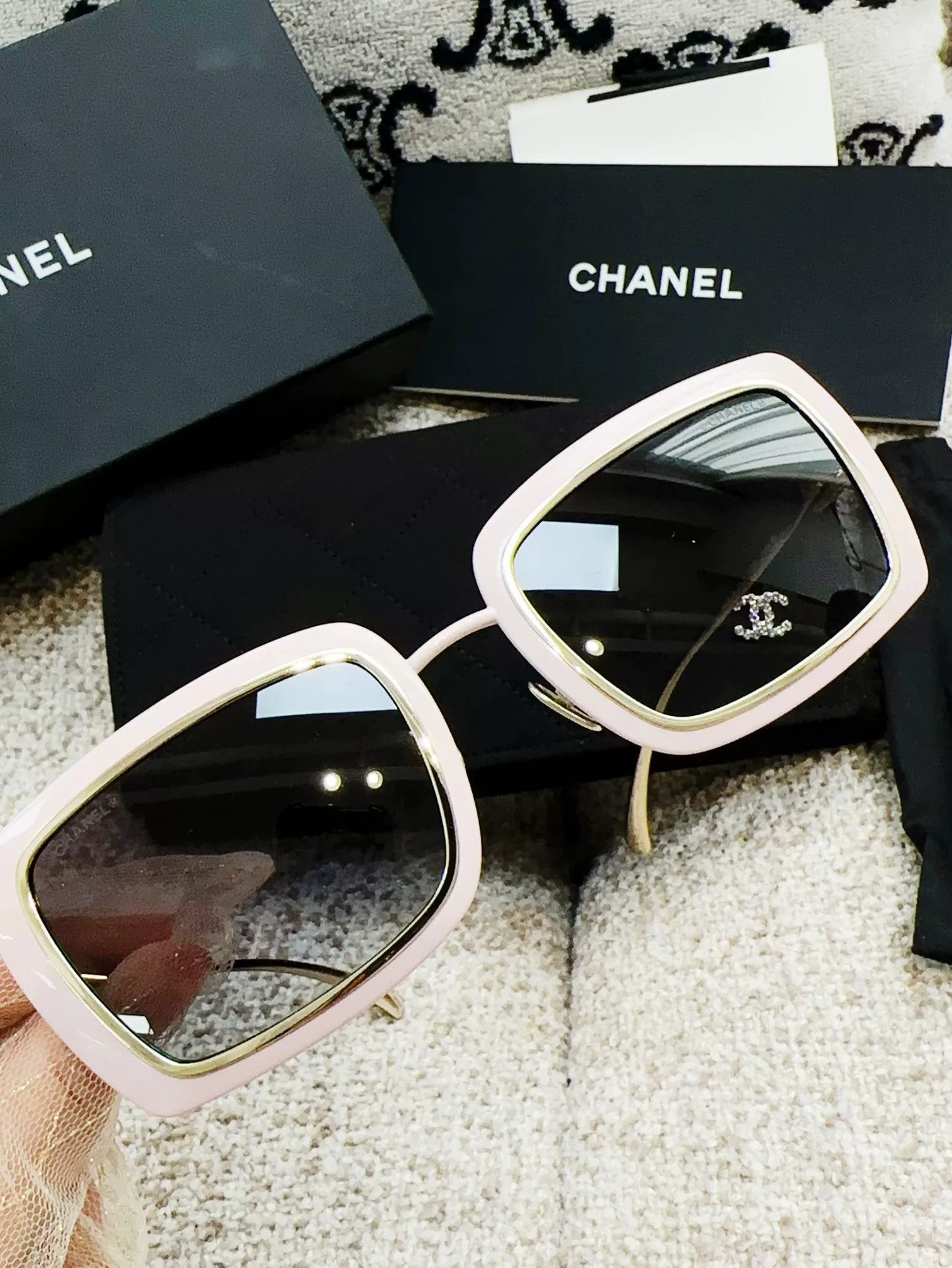 Chanel 25M Coco Beach Pink Sunglasses