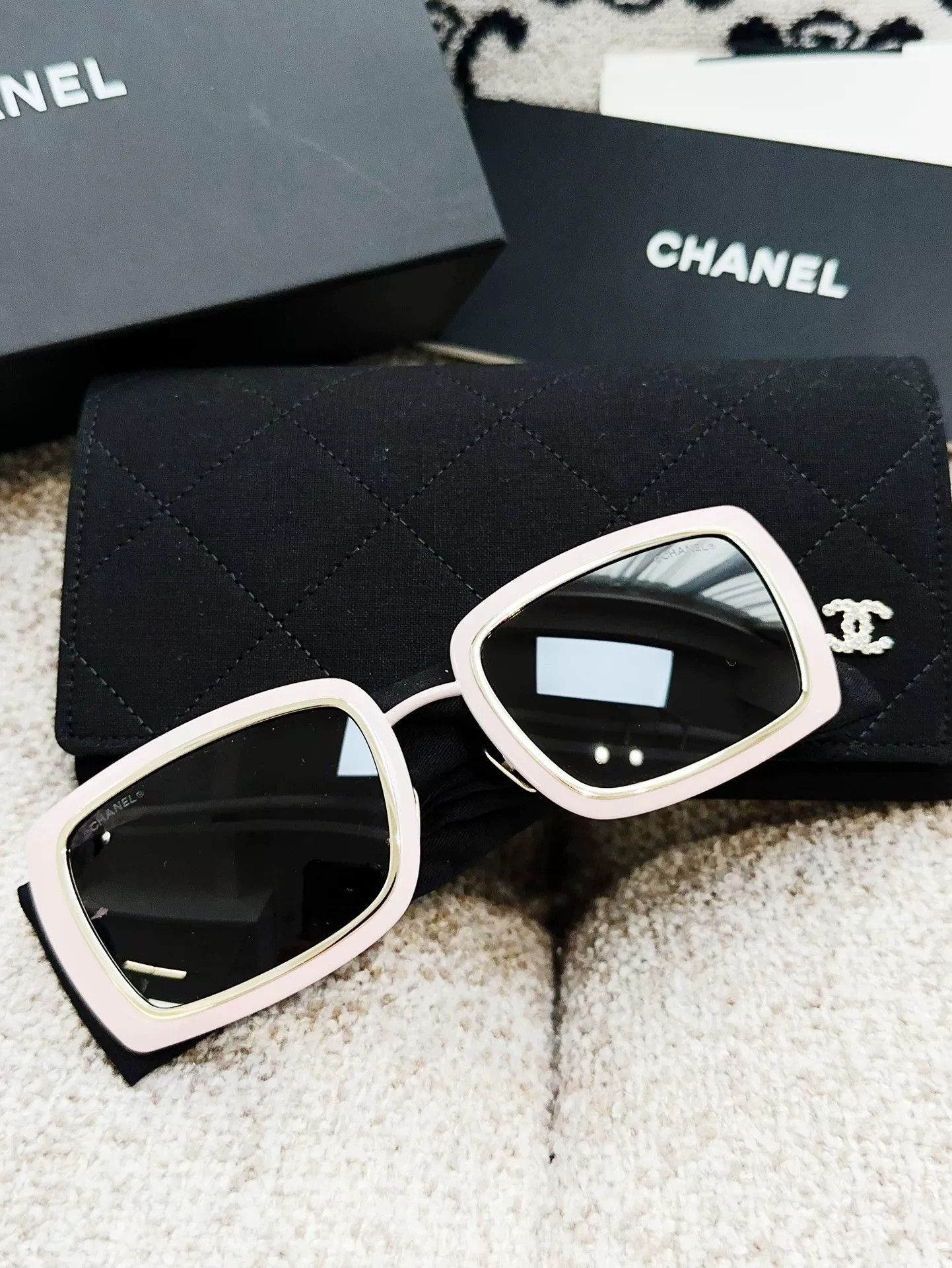 Chanel 25M Coco Beach Pink Sunglasses