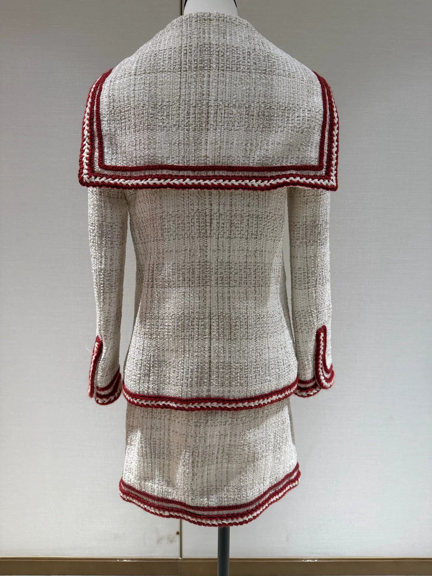 Chanel Chanel 18A Tweed Sailor Skirt Size US 38 / EU 54 - 2 Thumbnail