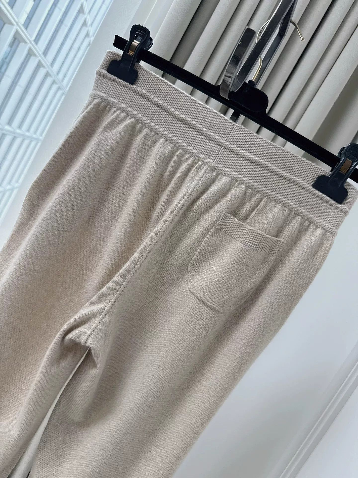Loro Piana Loro Piana Beige Knit Drawstring Pants Size US 38 / EU 54 - 7 Thumbnail