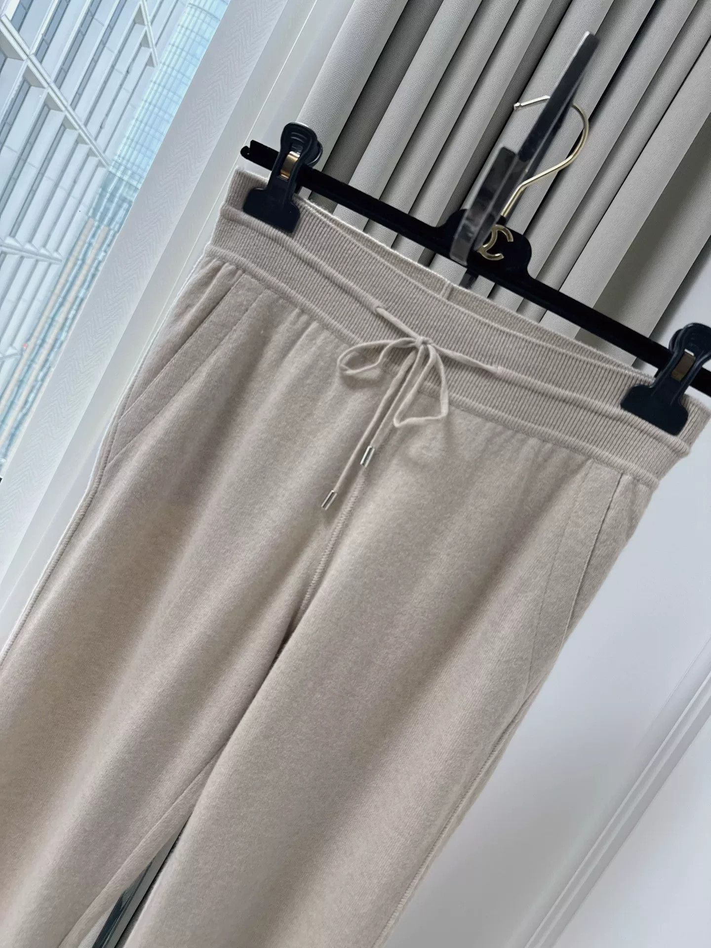 Loro Piana Loro Piana Beige Knit Drawstring Pants Size US 38 / EU 54 - 6 Thumbnail