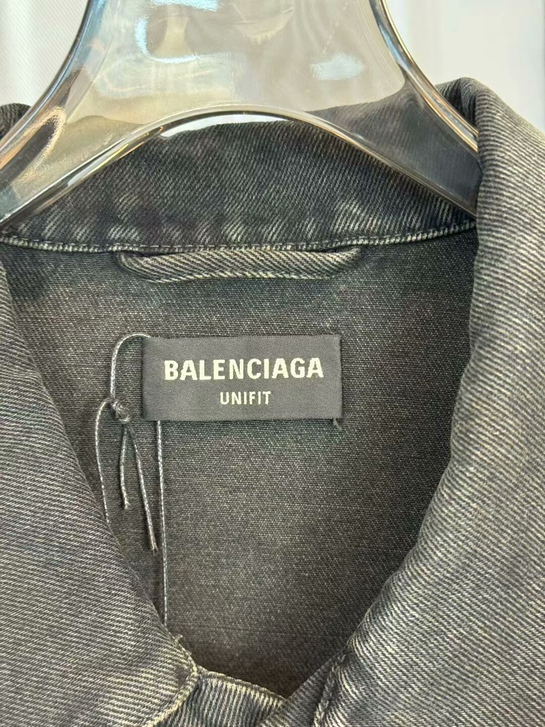 Balenciaga Balenciaga Luminous Double B Denim Jacket XS Size US XS / EU 42 / 0 - 4 Thumbnail