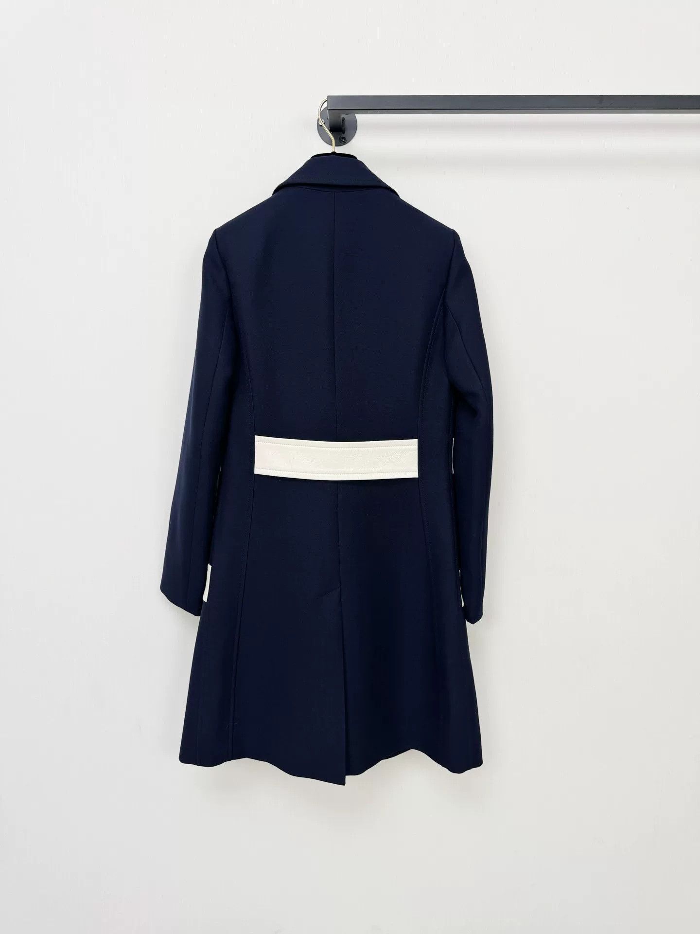 Louis Vuitton Louis Vuitton Wool Leather Trim Coat Size US XS / EU 42 / 0 - 7 Thumbnail