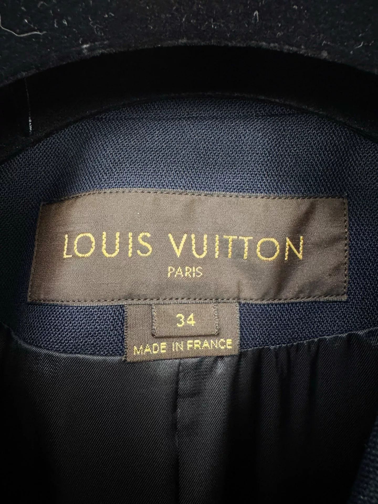 Louis Vuitton Louis Vuitton Wool Leather Trim Coat Size US XS / EU 42 / 0 - 2 Thumbnail