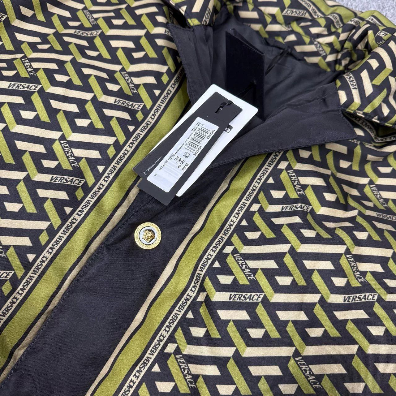 Versace Versace Medusa Smiley Print Jacket Cotton Coat Outerwear Size US L / EU 52-54 / 3 - 3 Thumbnail