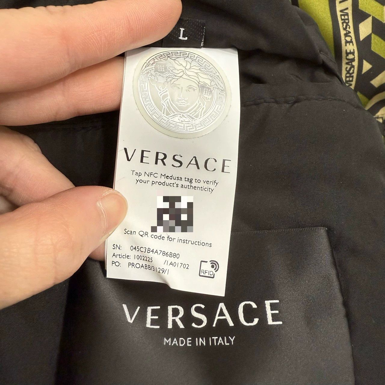 Versace Versace Medusa Smiley Print Jacket Cotton Coat Outerwear Size US L / EU 52-54 / 3 - 4 Thumbnail