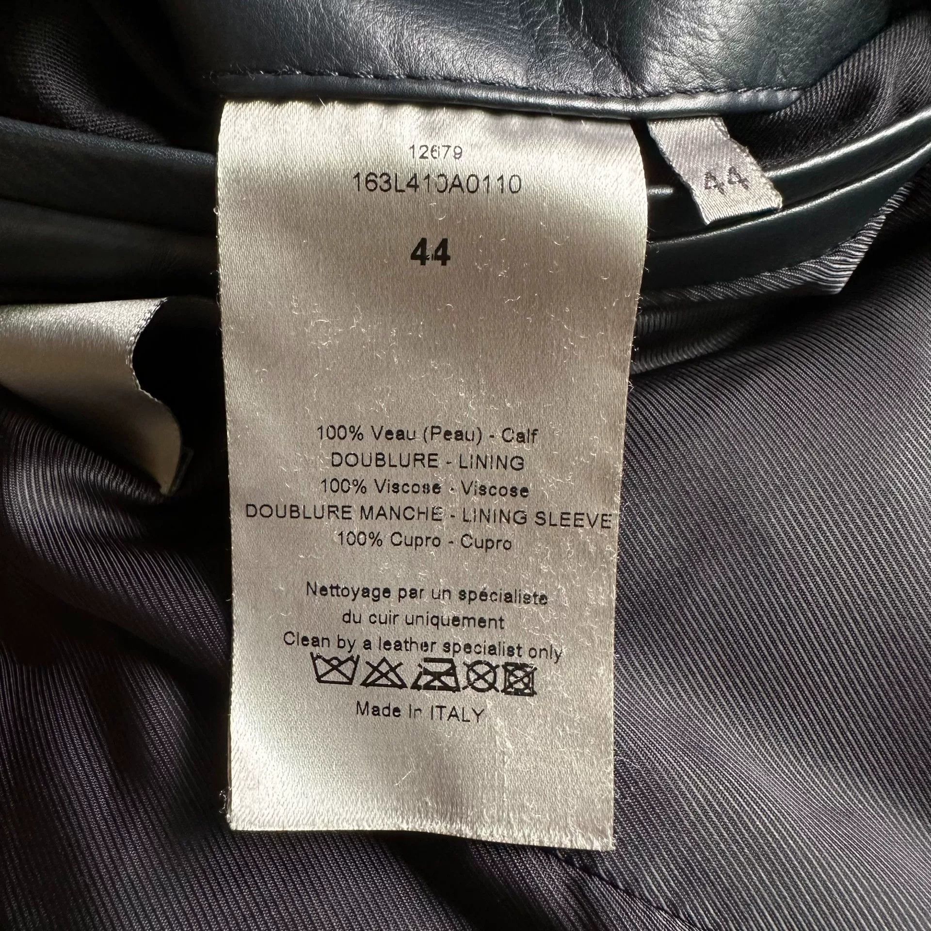 Dior Dior Malachite Green Leather Jacket Size US M / EU 48-50 / 2 - 6 Thumbnail