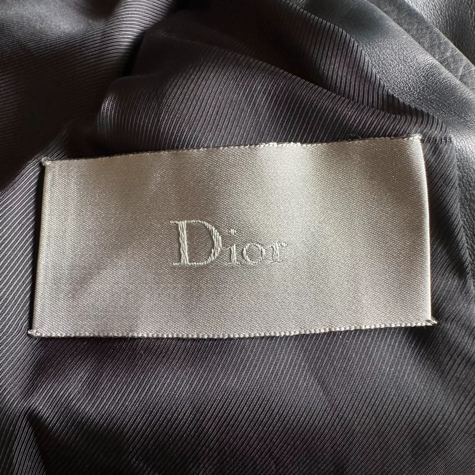 Dior Dior Malachite Green Leather Jacket Size US M / EU 48-50 / 2 - 5 Thumbnail