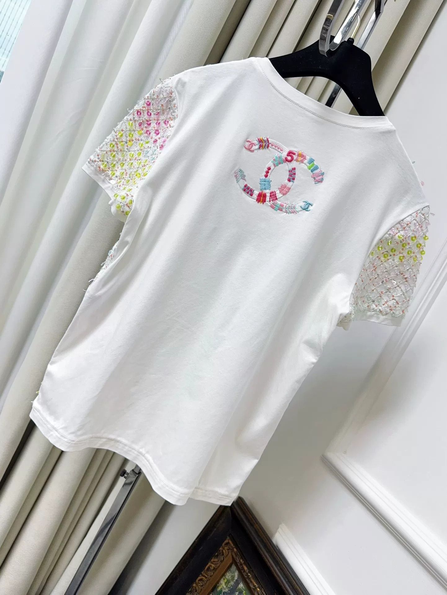 Chanel Chanel Colorful Embroidered T-Shirt Size US XS / EU 42 / 0 - 2 Thumbnail