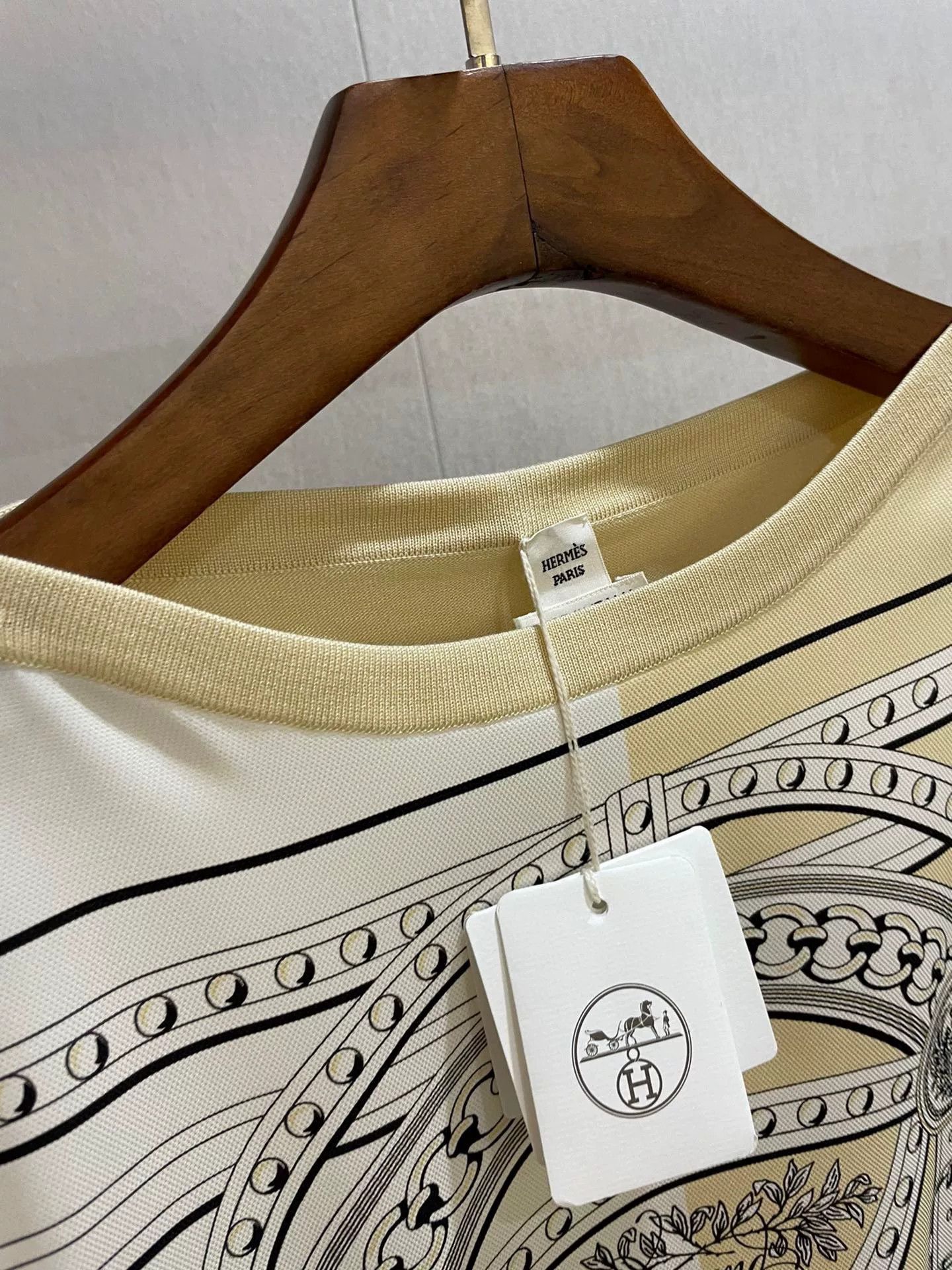 Hermes hermes classic printed short-sleeve top Size US M / EU 48-50 / 2 - 2 Thumbnail