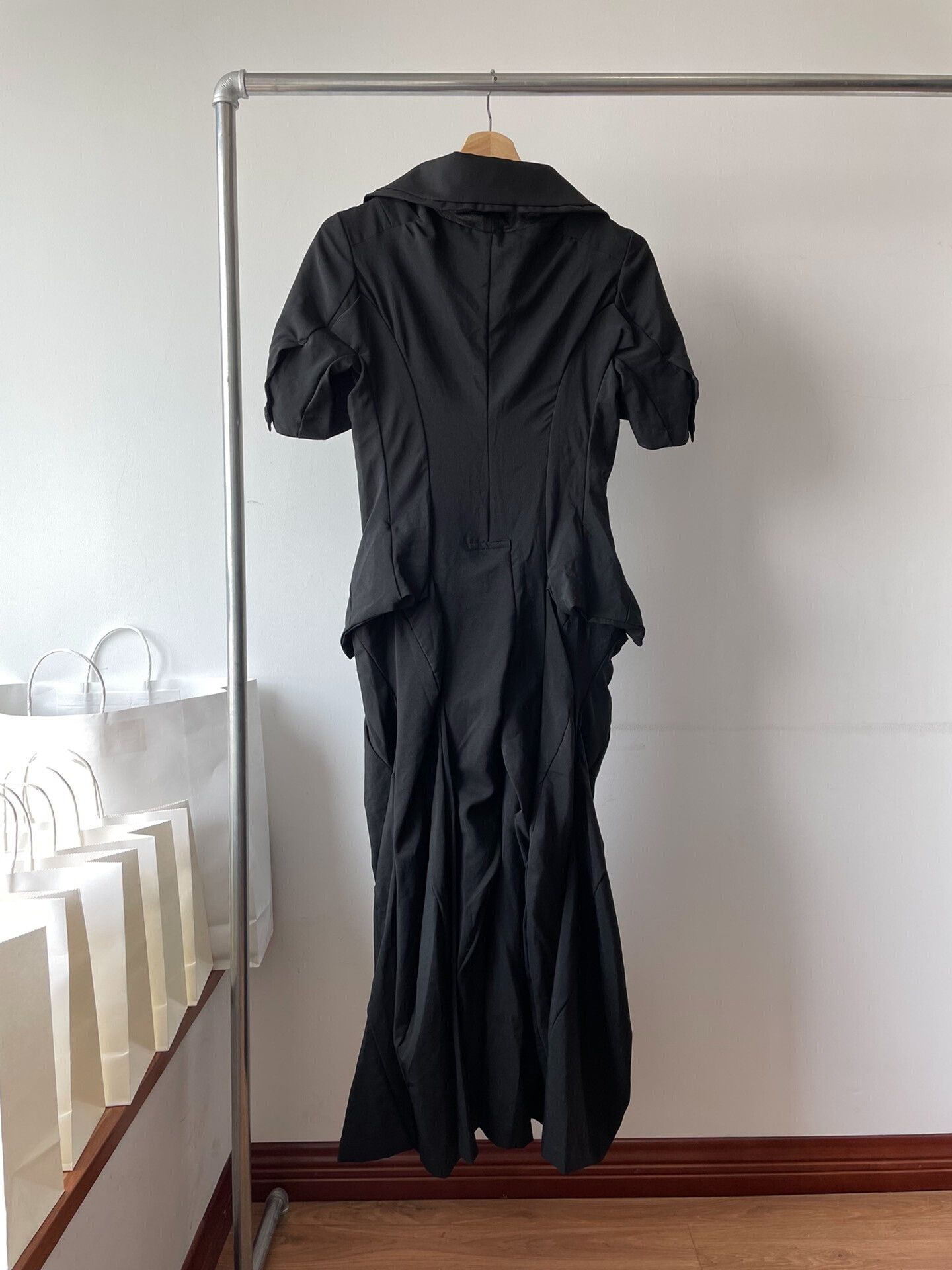 Junya Watanabe junya watanabe black dress size S Size S / US 4 / IT 40 - 2 Thumbnail