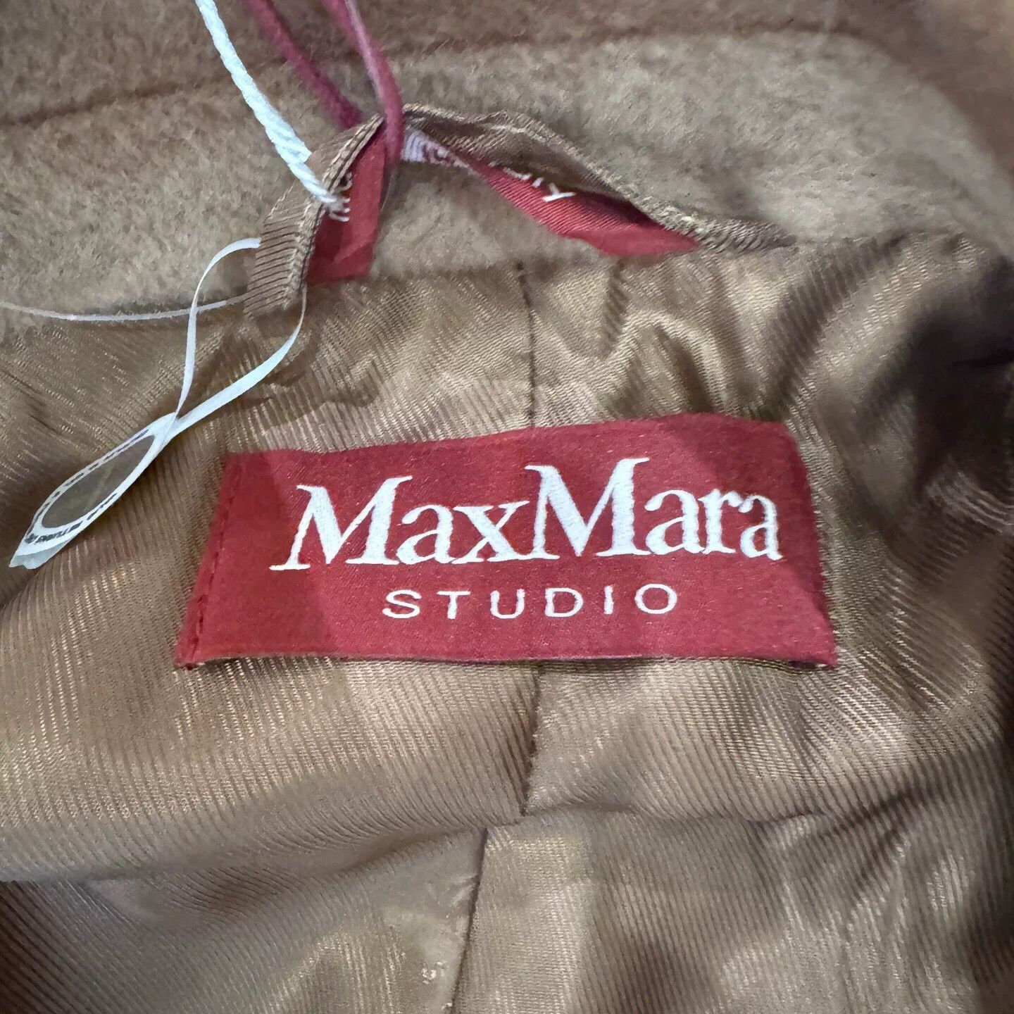 Max Mara MaxMara Studio Long Brown Coat for Women Size US S / EU 44-46 / 1 - 3 Thumbnail