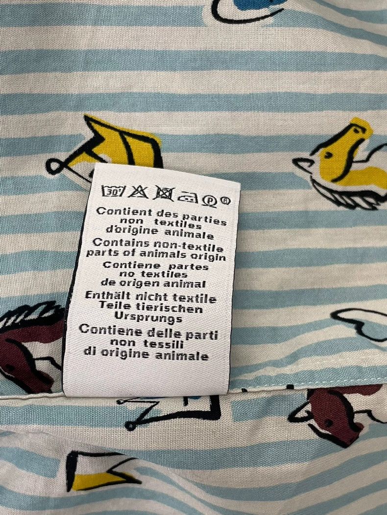 Hermes Hermes Blue Stripe Horse Print Shirt Size US M / EU 48-50 / 2 - 6 Thumbnail