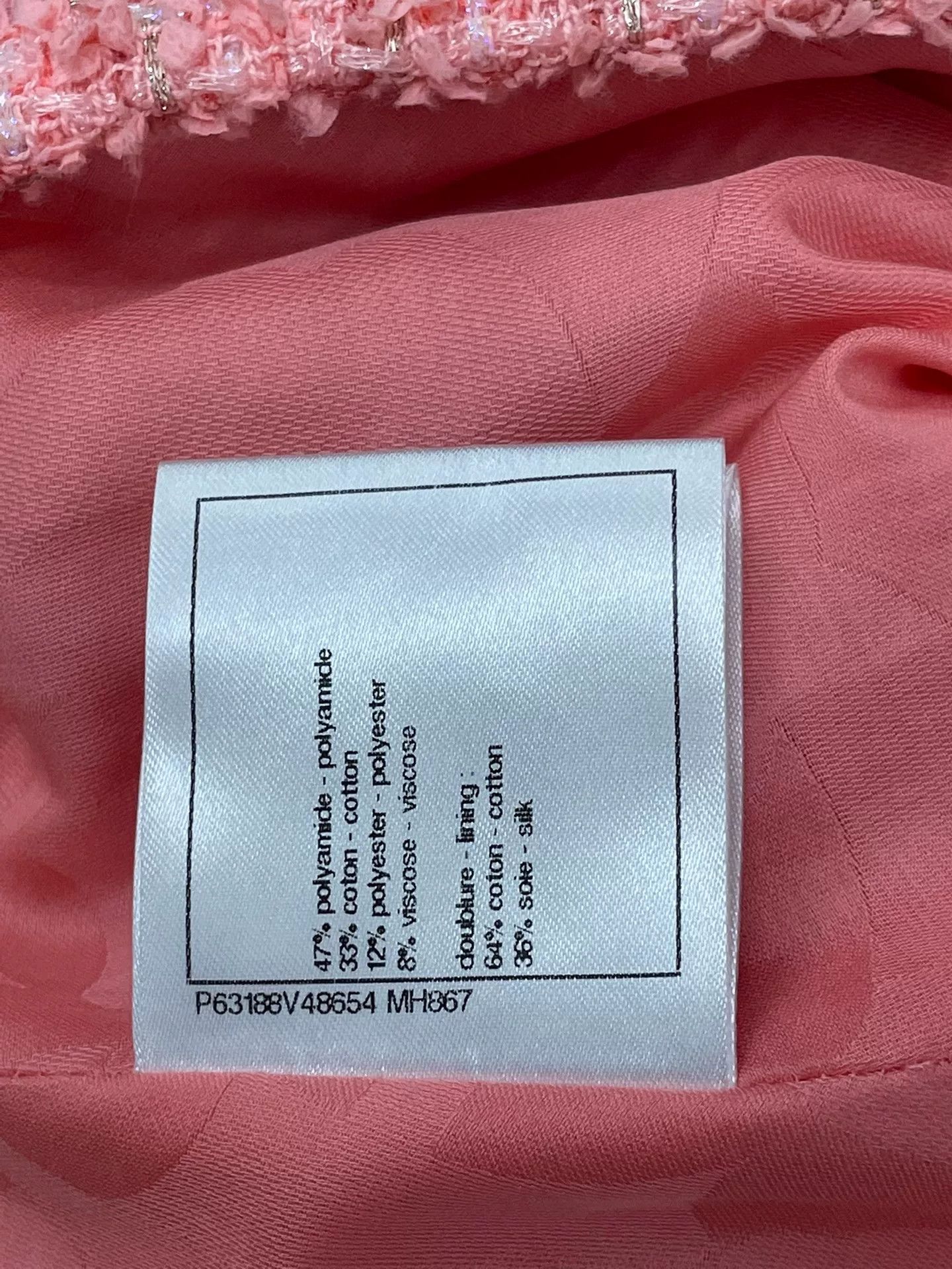 Chanel Chanel Tweed Pink Half Skirt Size US 38 / EU 54 - 7 Thumbnail