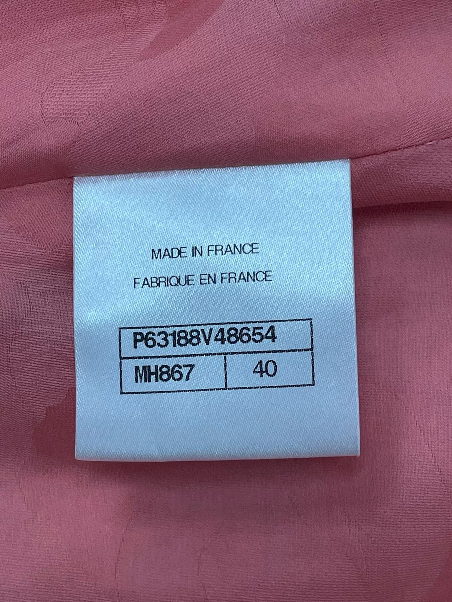 Chanel Chanel Pink Tweed Skirt Size US 38 / EU 54 - 5 Thumbnail