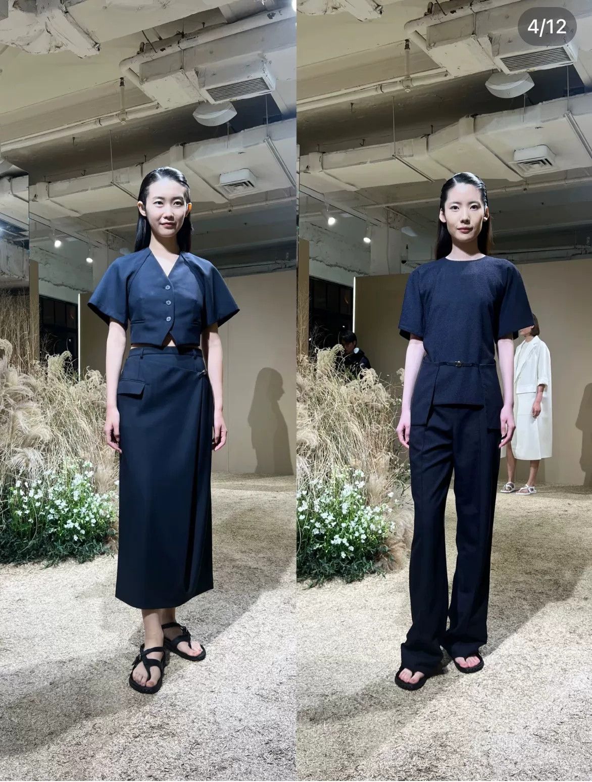 Hermes Hermes 2024 SS Runway Navy Skirt Size US 34 / EU 50 - 8 Thumbnail