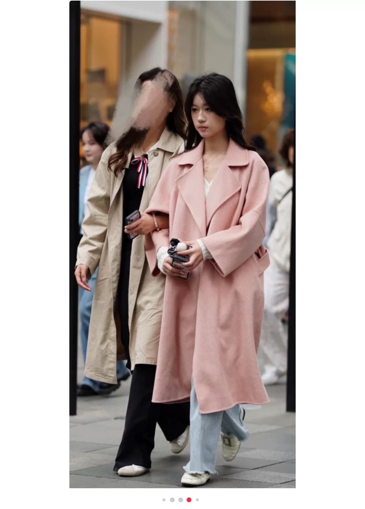 Max Mara maxmara pink belted mid-length coat Size US M / EU 48-50 / 2 - 7 Thumbnail