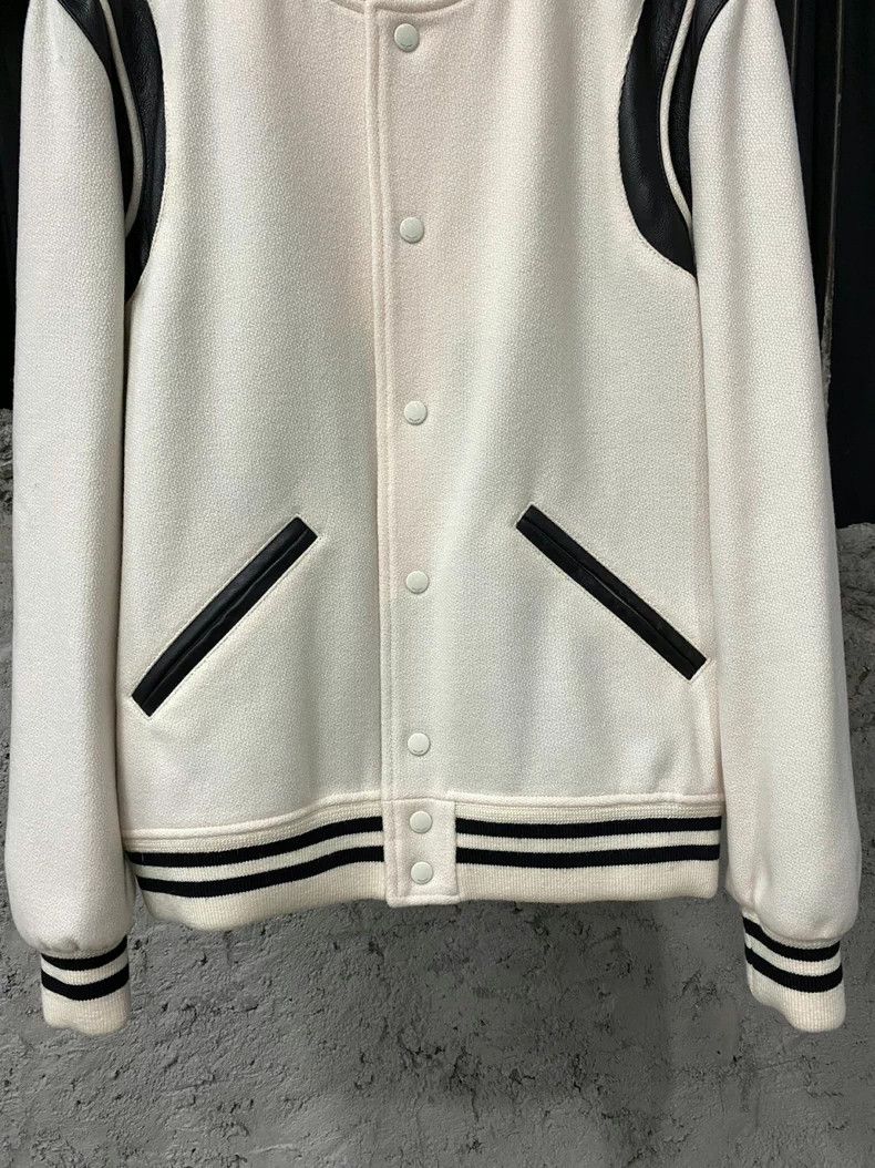 Saint Laurent Paris Saint Laurent Paris SLP Varsity Jacket Size US XL / EU 56 / 4 - 4 Thumbnail