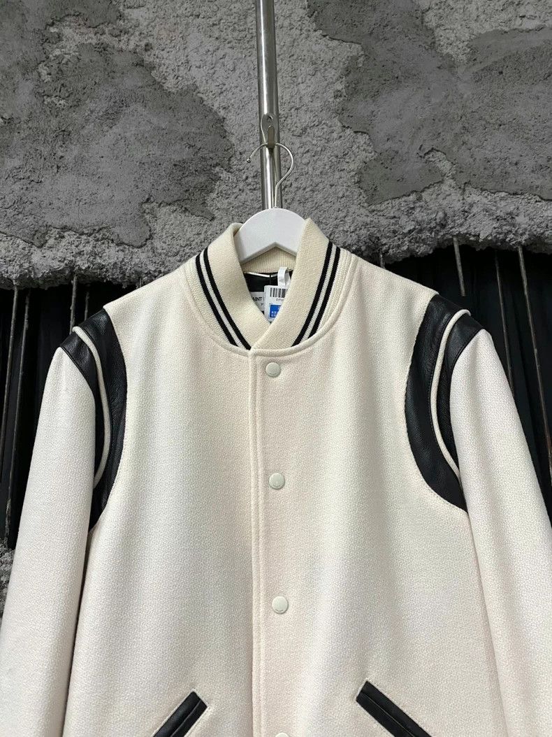 Saint Laurent Paris Saint Laurent Paris SLP Varsity Jacket Size US XL / EU 56 / 4 - 3 Thumbnail
