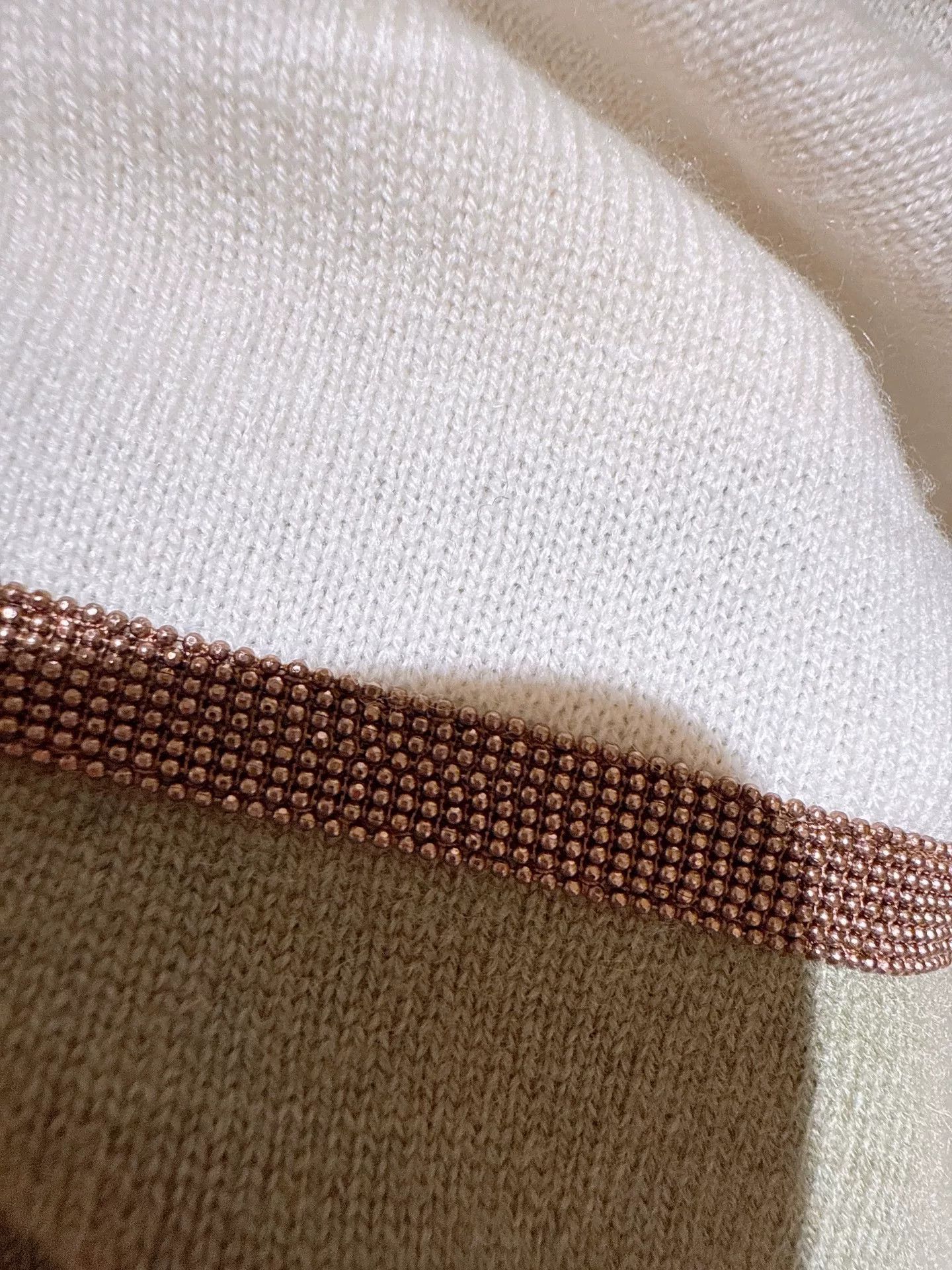 Brunello Cucinelli Brunello Cucinelli Colorblock Cashmere Cardigan S Size US S / EU 44-46 / 1 - 4 Thumbnail