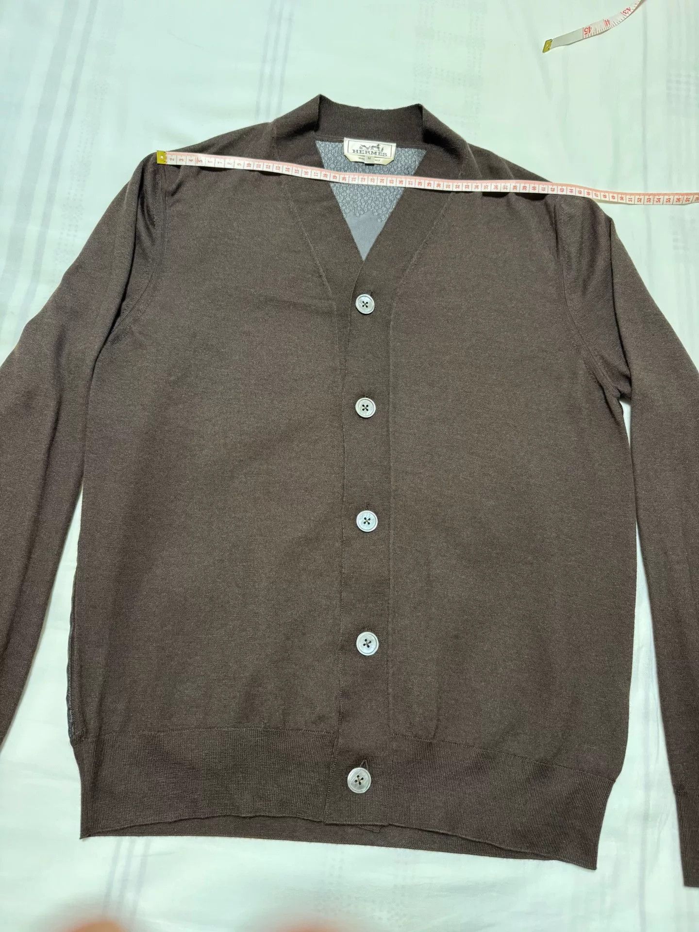 Hermes Hermes Cashmere Silk Cardigan Size US M / EU 48-50 / 2 - 3 Thumbnail