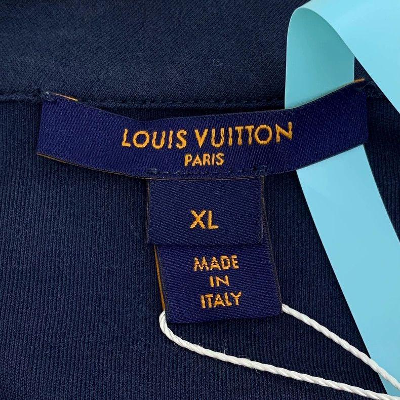 Louis Vuitton Louis Vuitton Blue Logo Print Dress Size US XL / EU 56 / 4 - 6 Thumbnail
