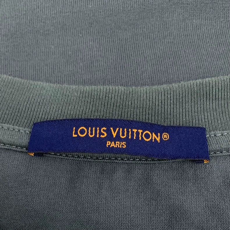 Louis Vuitton Louis Vuitton Green Logo Gradient T-shirt Size US XL / EU 56 / 4 - 5 Thumbnail