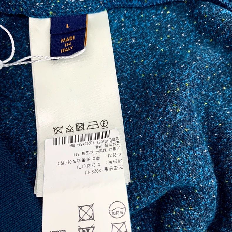 Louis Vuitton Louis Vuitton Blue Tie-Dye Zip Hoodie Size US L / EU 52-54 / 3 - 6 Thumbnail