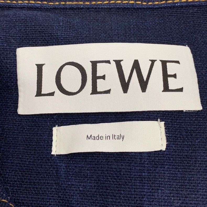 Loewe Loewe Blue Logo Cotton Denim Jacket Size US M / EU 48-50 / 2 - 6 Thumbnail