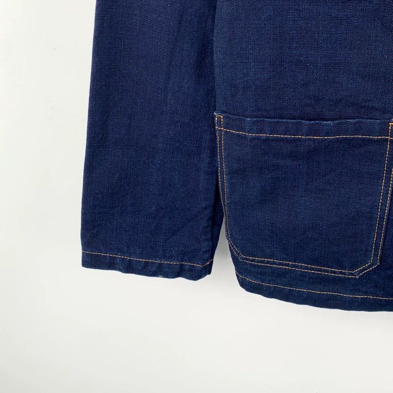 Loewe Loewe Blue Logo Cotton Denim Jacket Size US M / EU 48-50 / 2 - 4 Thumbnail