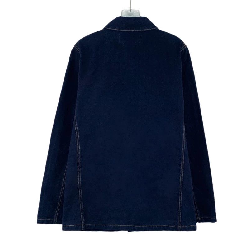 Loewe Loewe Blue Logo Cotton Denim Jacket Size US M / EU 48-50 / 2 - 2 Thumbnail