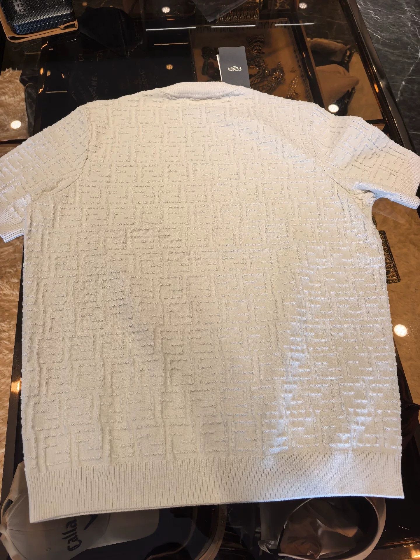 Fendi fendi short sleeve knit sweater Size US M / EU 48-50 / 2 - 6 Thumbnail