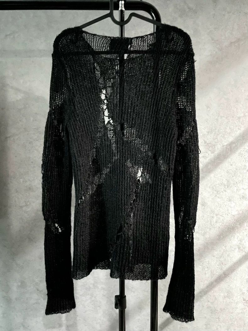 Number (N)ine Number Nine Spider Web Destroyed Sweater Size US S / EU 44-46 / 1 - 3 Thumbnail