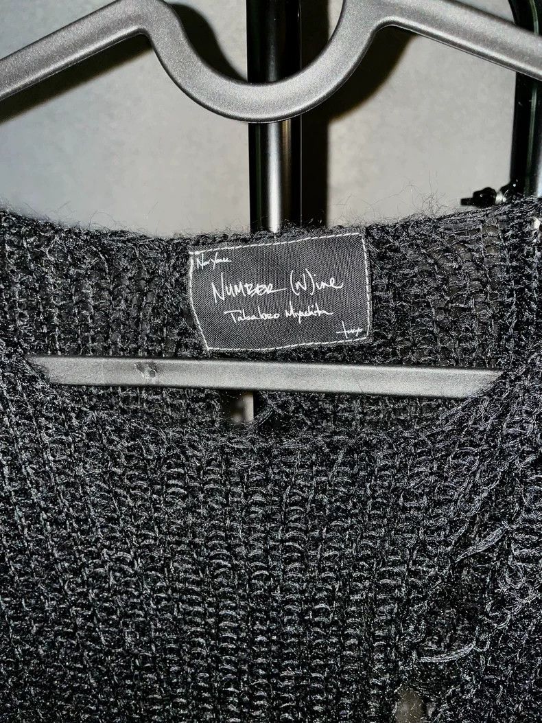 Number (N)ine Number Nine Spider Web Destroyed Sweater Size US S / EU 44-46 / 1 - 6 Thumbnail
