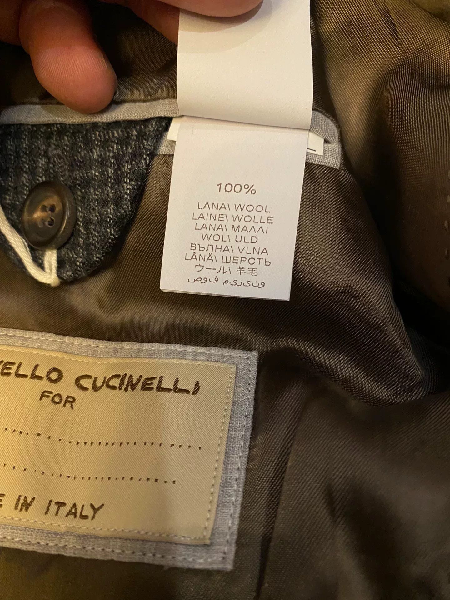 Brunello Cucinelli Brunello Cucinelli Wool Blazer Size US XL / EU 56 / 4 - 5 Thumbnail