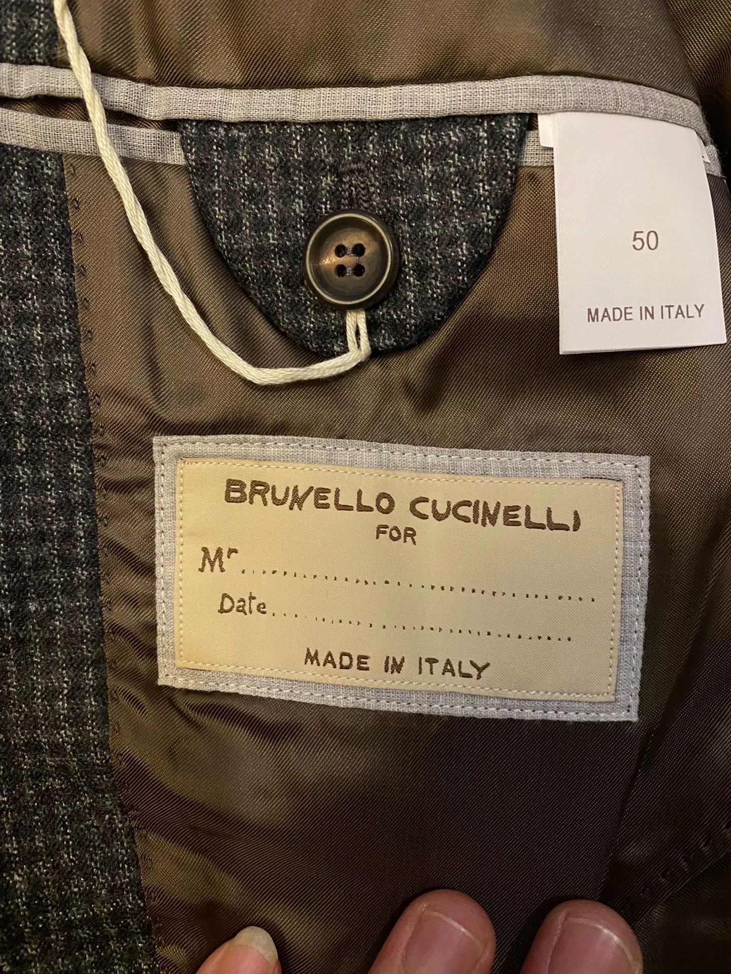 Brunello Cucinelli Brunello Cucinelli Wool Blazer Size US XL / EU 56 / 4 - 4 Thumbnail
