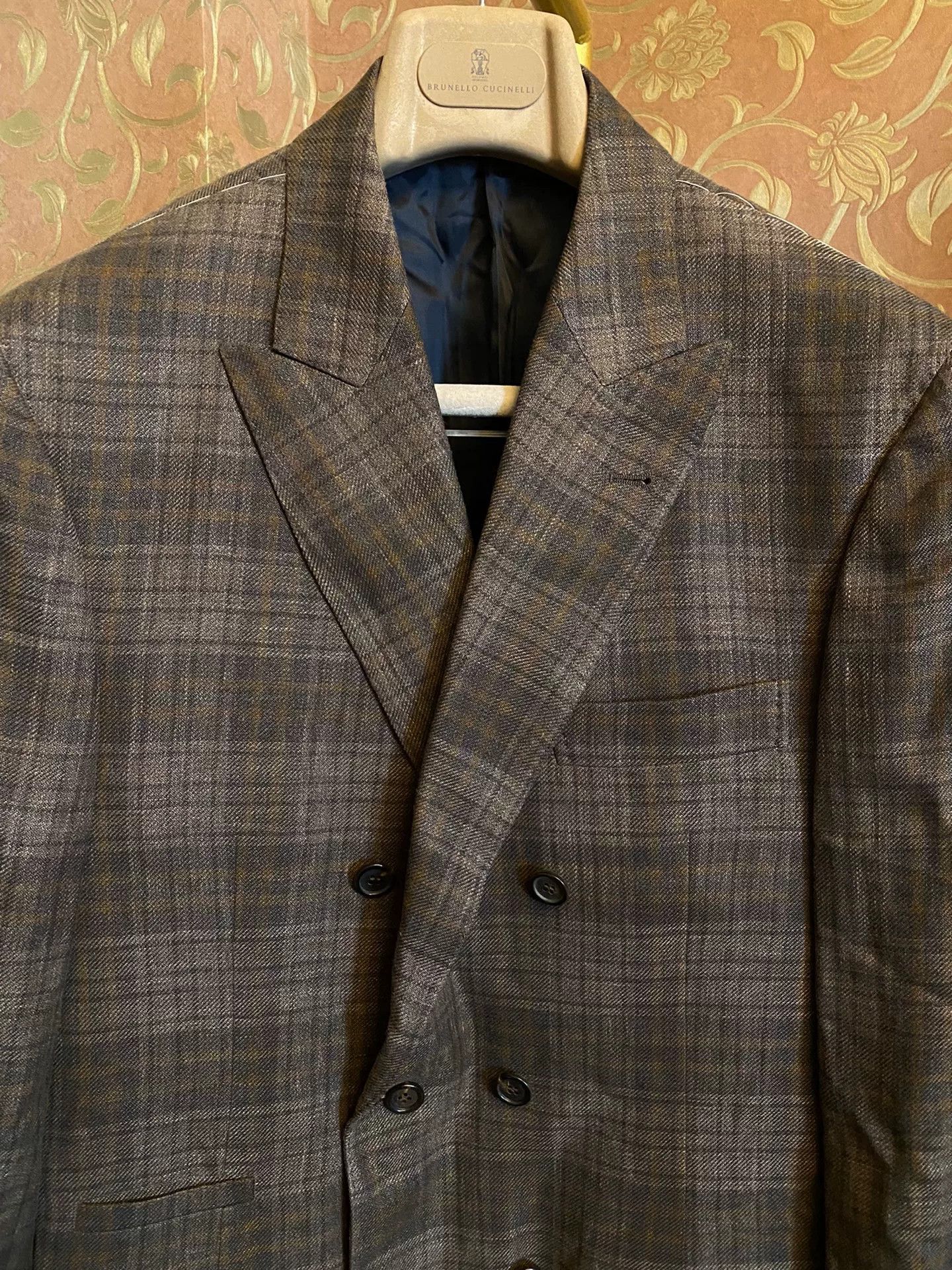Brunello Cucinelli Brunello Cucinelli Double-Breasted Blazer Size US L / EU 52-54 / 3 - 2 Thumbnail