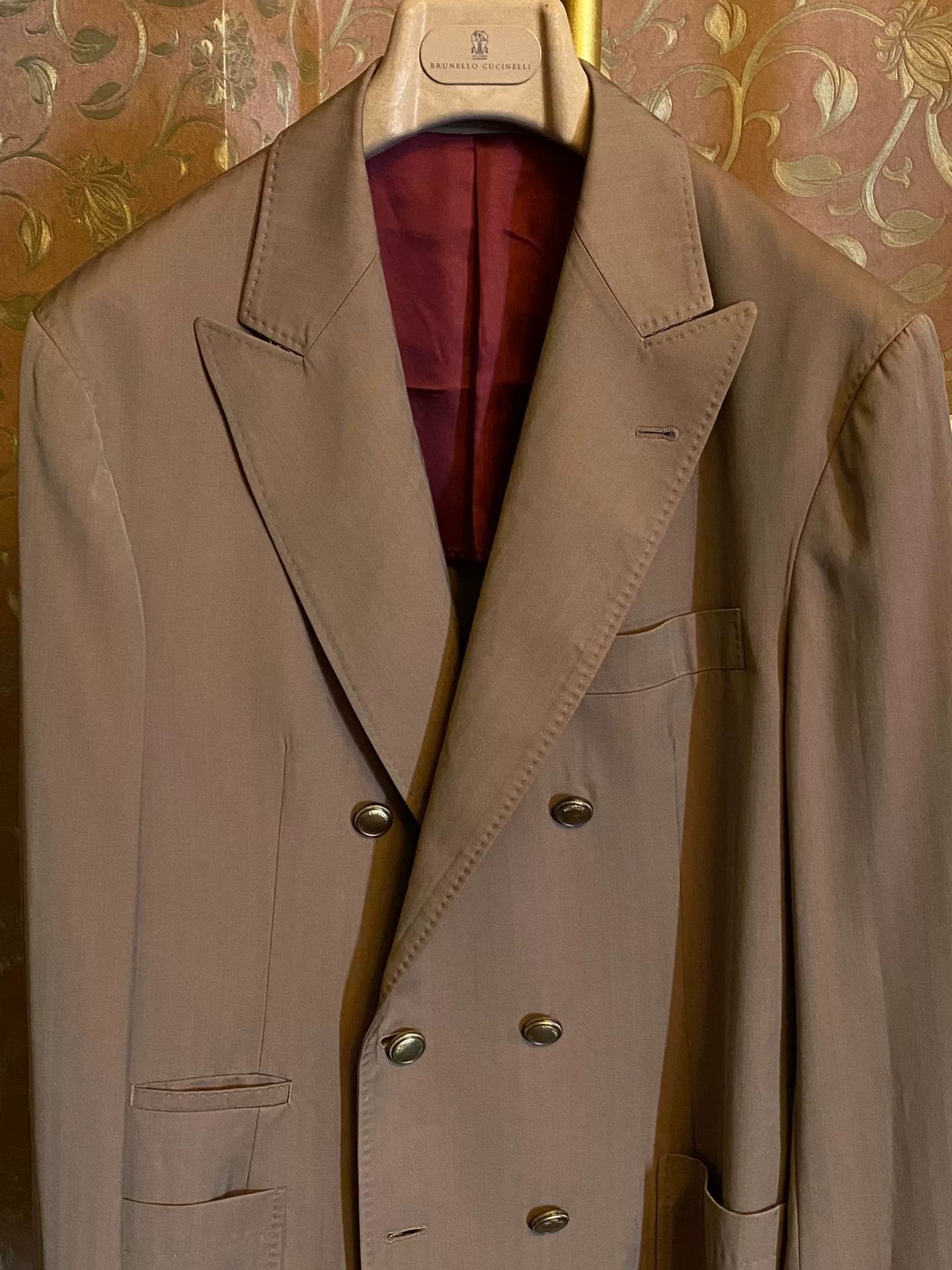Brunello Cucinelli Brunello Cucinelli Wool Double-Breasted Blazer Size US L / EU 52-54 / 3 - 2 Thumbnail