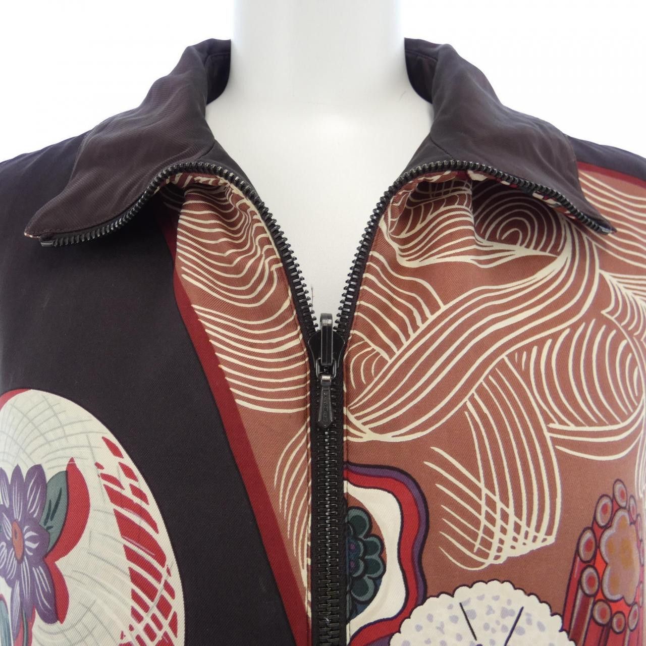 Hermes Hermes Hermès Twill Reine Silk Polyester Vest Others Tops DUTY FREE for USA Size ONE SIZE - 6 Thumbnail