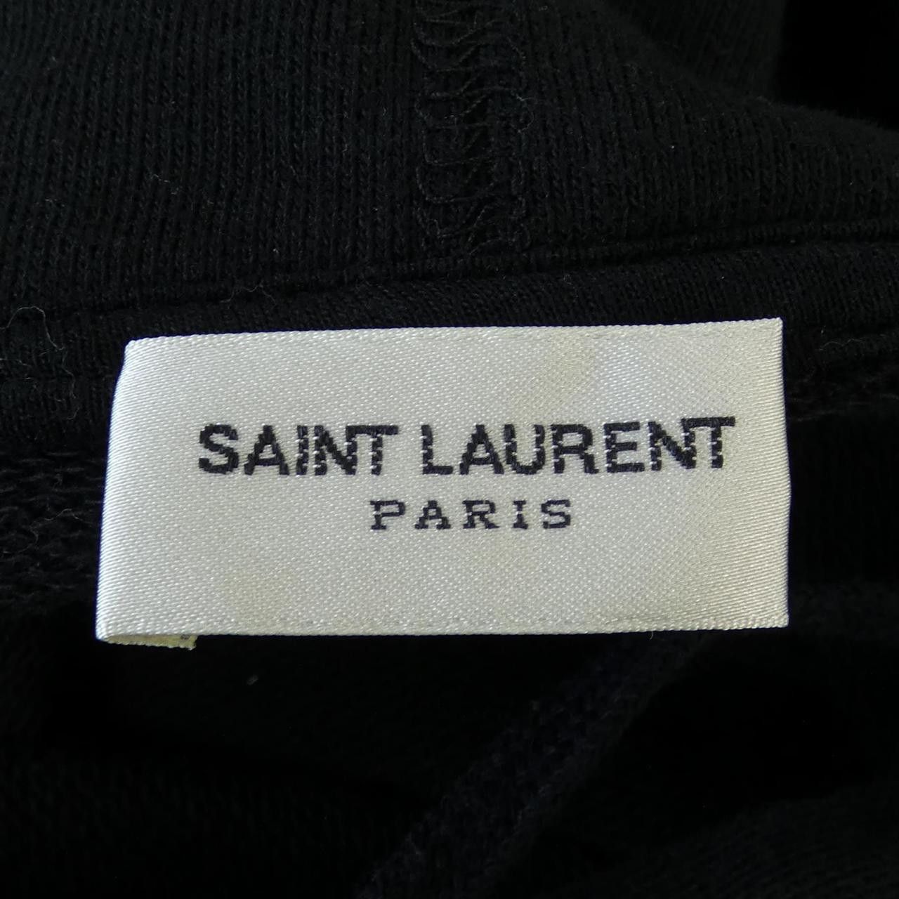Yves Saint Laurent Yves Saint Laurent Saint Laurent Hoodie Cotton Sweatshirts & Hoodies 44TZ 557924 00673 DUTY FREE for USA Size ONE SIZE - 4 Thumbnail