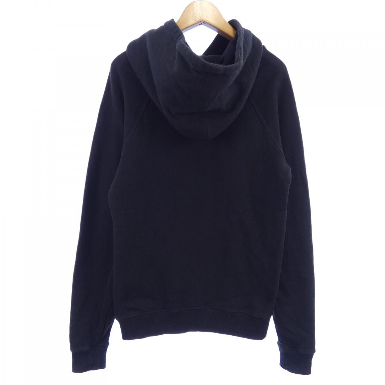 Yves Saint Laurent Yves Saint Laurent Saint Laurent Hoodie Cotton Sweatshirts & Hoodies 44TZ 557924 00673 DUTY FREE for USA Size ONE SIZE - 2 Thumbnail