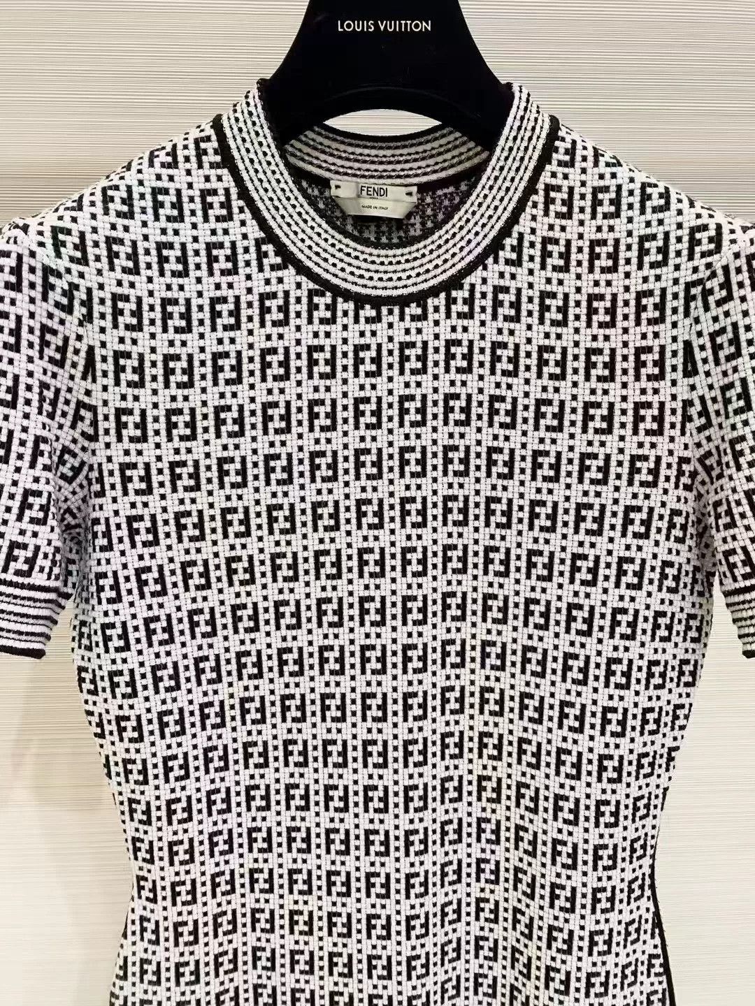 Fendi Fendi Long Knit Dress Size 38 Size US 38 / EU 54 - 2 Thumbnail