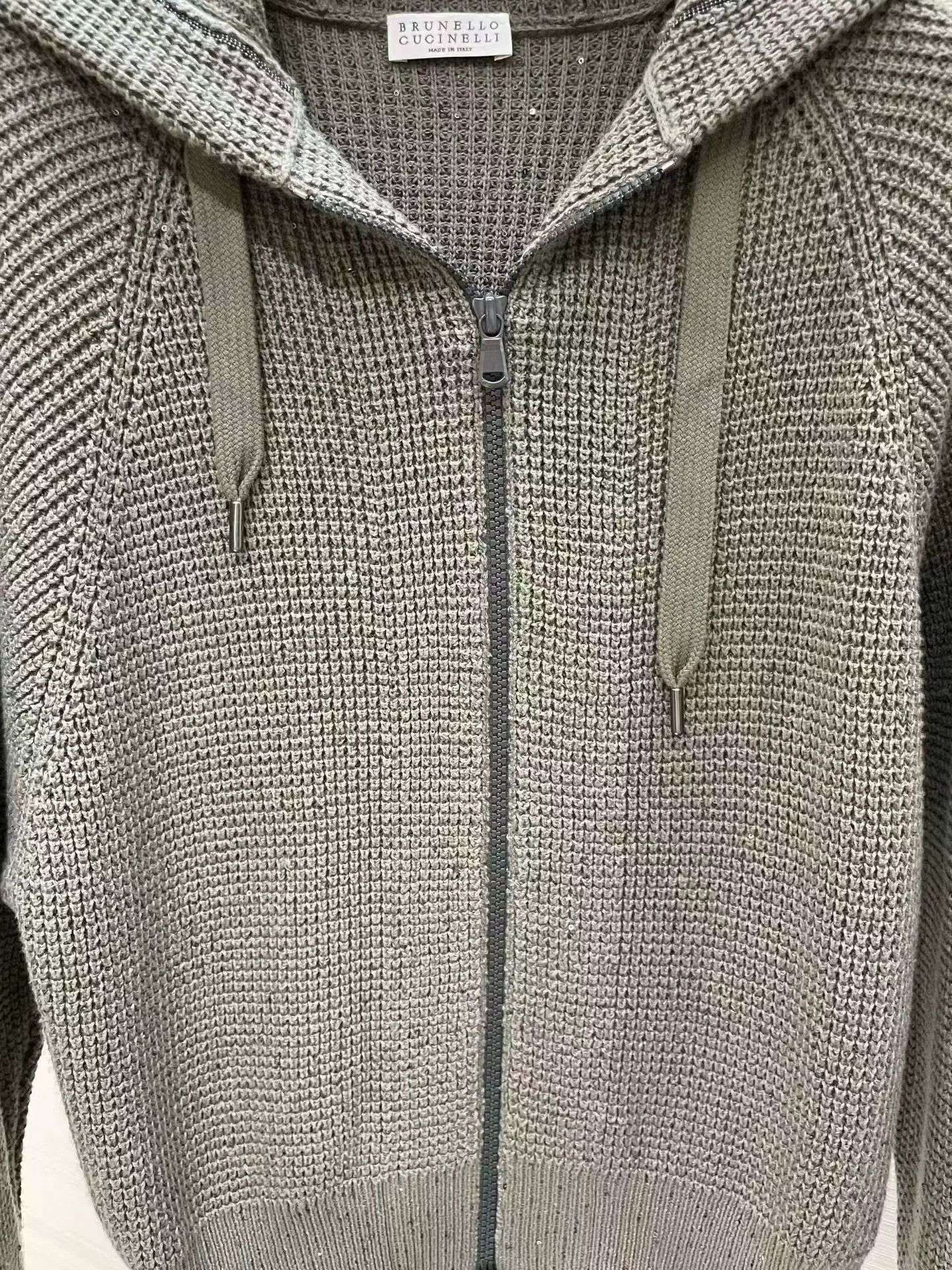 Vintage Sequin Zip Knit Cardigan XXS Size US XS / EU 42 / 0 - 4 Thumbnail