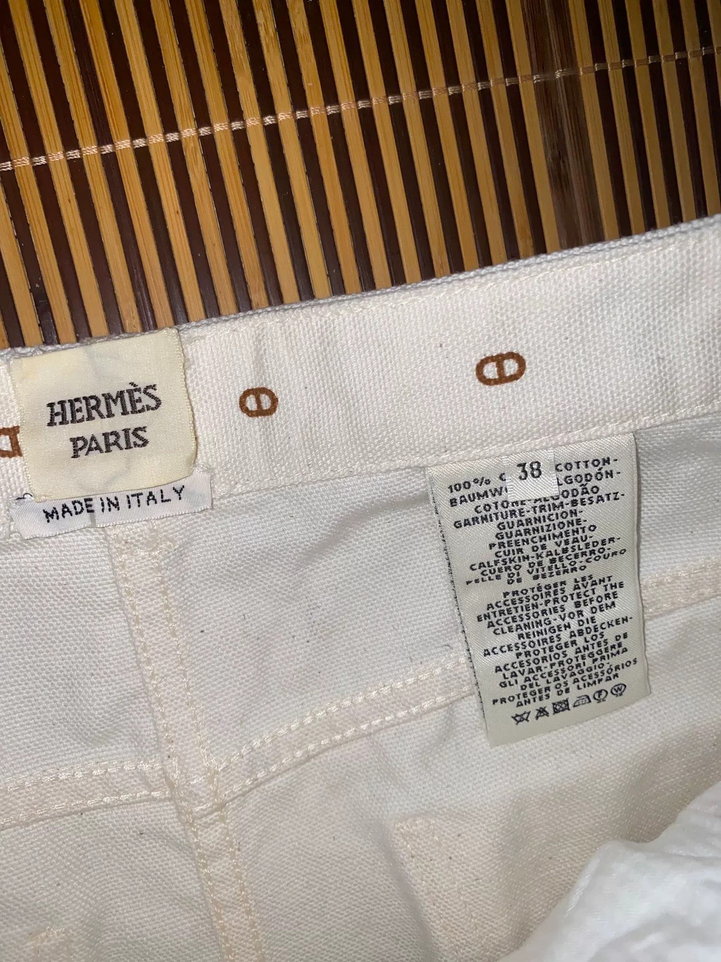 Hermes Hermes All-Over Pig Nose LOGO Jeans Size US 38 / EU 54 - 3 Thumbnail
