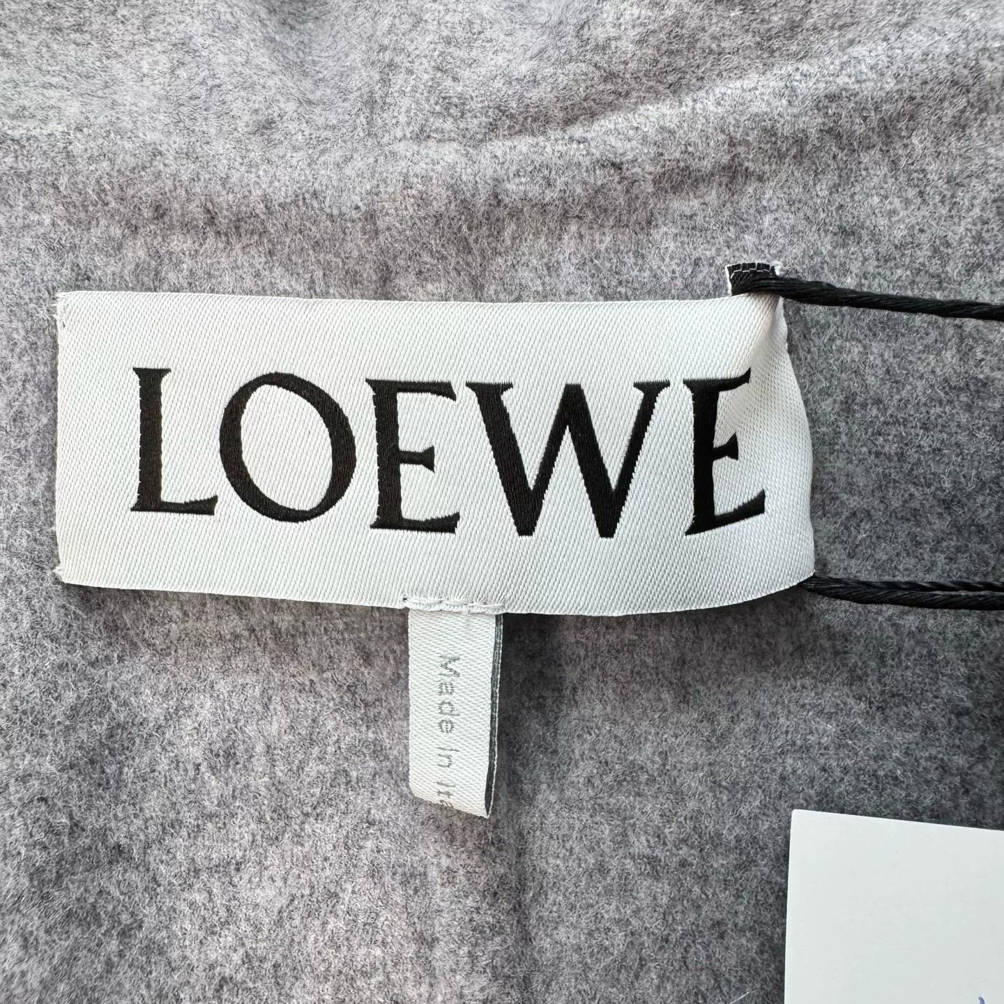 Loewe Loewe Gray Cashmere Coat with Belt Size US XS / EU 42 / 0 - 6 Thumbnail